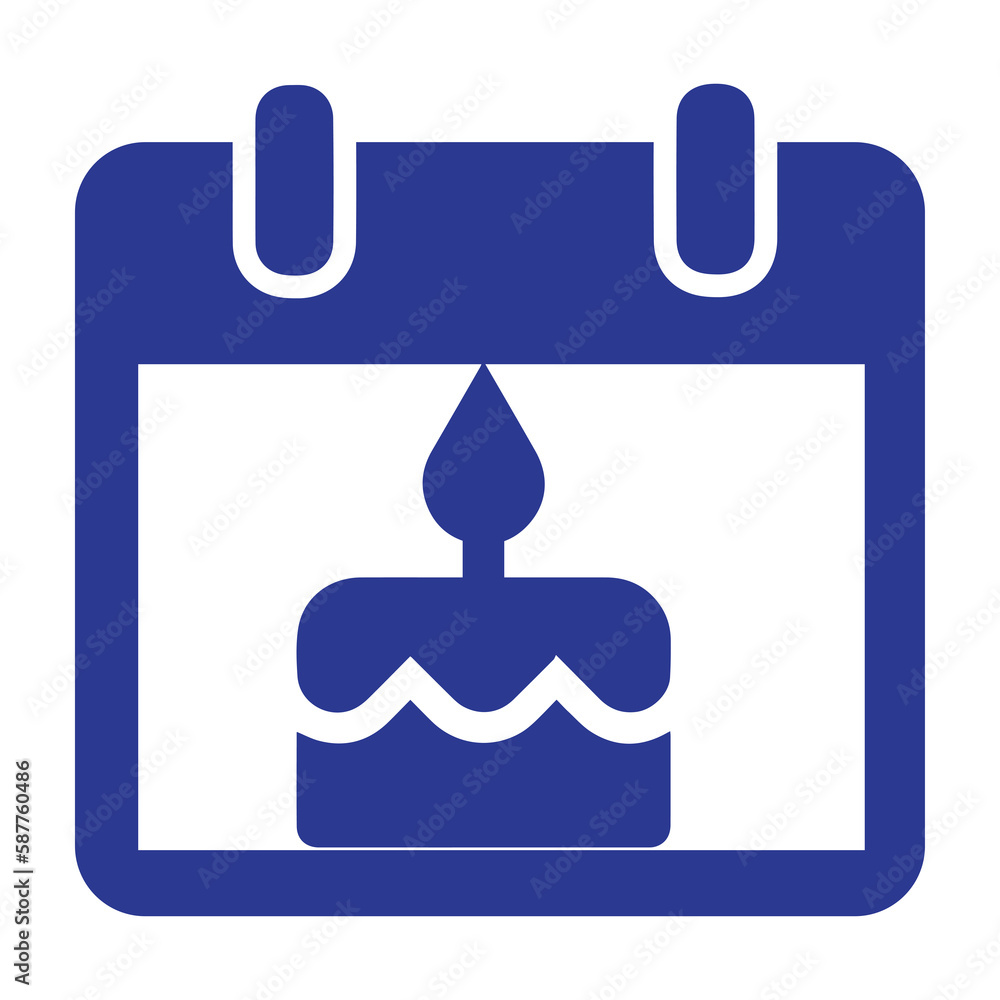 Fototapeta premium Appointment, birthday, calendar icon
