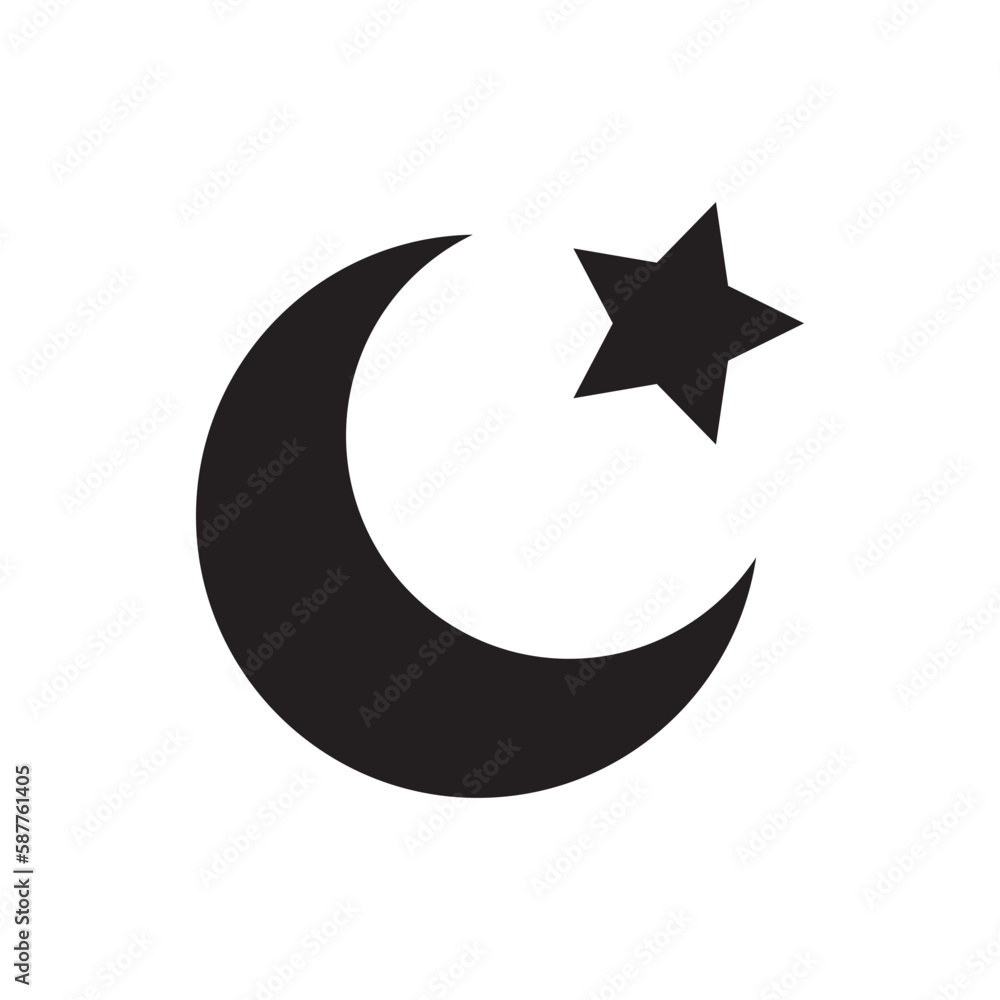 Night cloud weather with moon and stars vector icon, meteorology flat sign design. Night symbol pictogram. UX UI icon Night cloud weather with moon and stars vector icon, meteorology flat sign design. Night symbol pictogram. UX UI icon