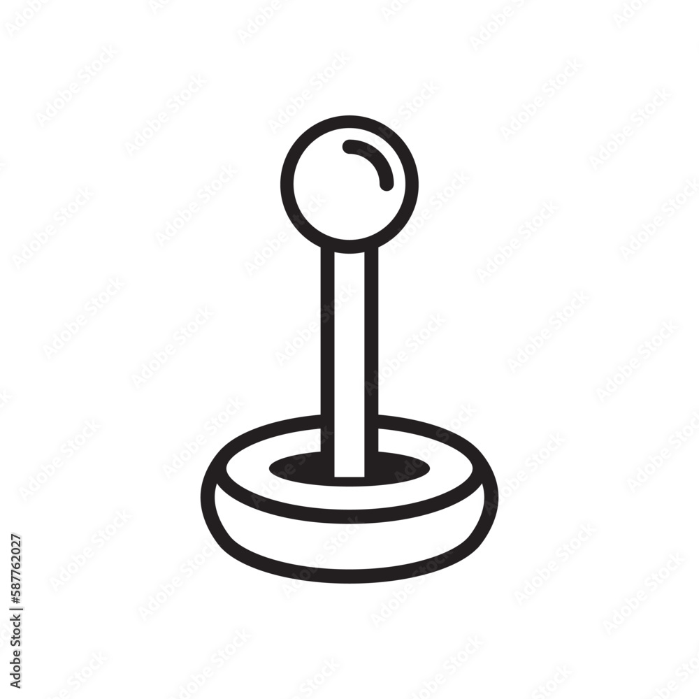 Game pad vector icon. Joystick flat sign design. Joystick icon. Game pad symbol pictogram. UX UI icon Game pad vector icon. Joystick flat sign design. Joystick icon. Game pad symbol pictogram. UX UI icon