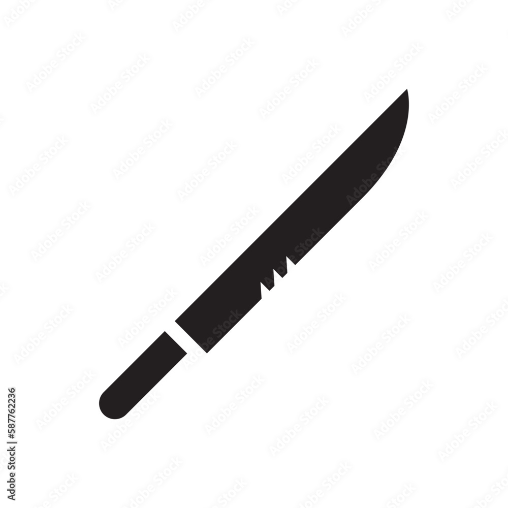 Knife vector icon. Knife flat sign design. Knife symbol pictogram. UX UI icon Knife vector icon. Knife flat sign design. Knife symbol pictogram. UX UI icon