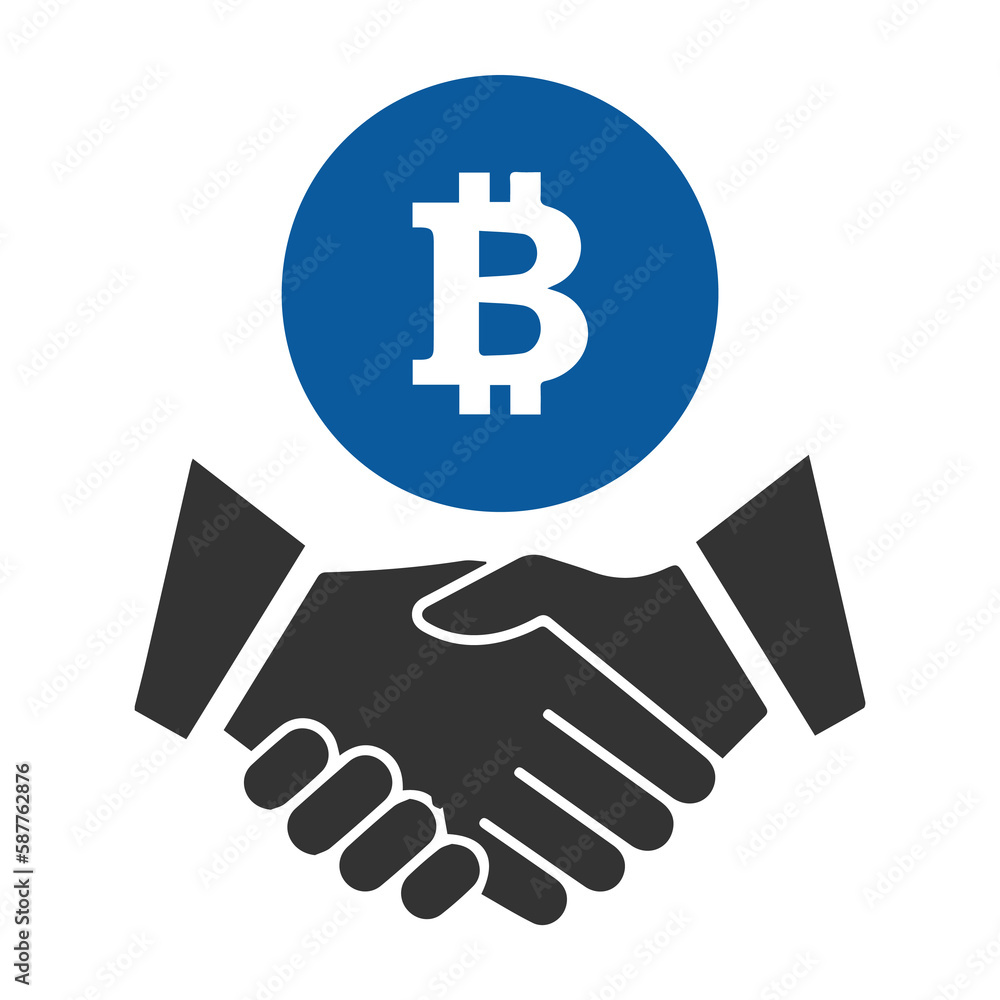 Trust, bitcoin, bitcoin deal icon Trust, bitcoin, bitcoin deal icon