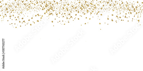 luxury sparkling, gold confetti,Gold sparkle ,splatter border,Gold Foil Frame Gold brush stroke on transparent background