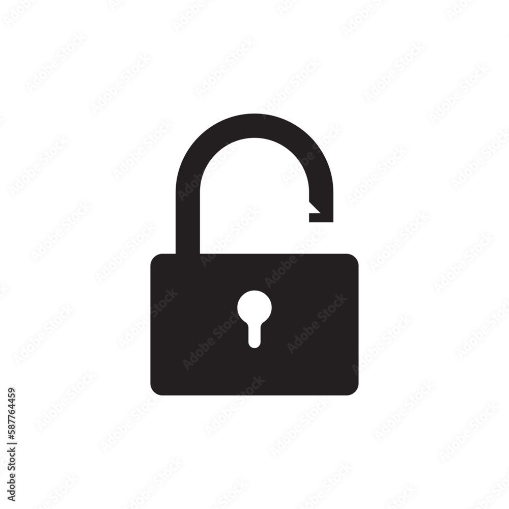 Lock vector linear icon. Private lock flat sign design. Padlock symbol. UX UI icon Lock vector linear icon. Private lock flat sign design. Padlock symbol. UX UI icon
