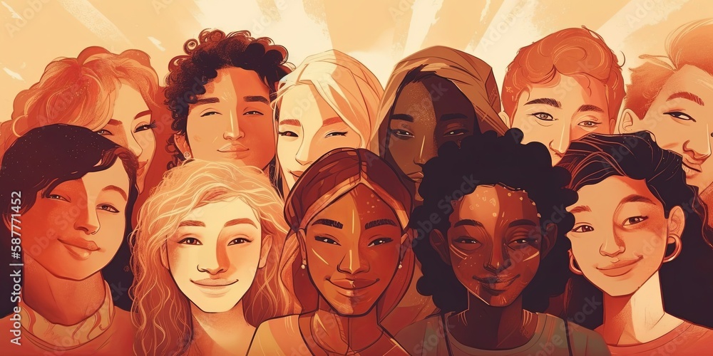 Friendship has no borders: young people of different ethnicities ...