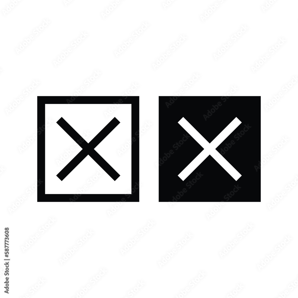 Cancel icon,vector illustration. Flat design style. vector cancel icon illustration isolated on White background, cancel icon Eps10. Cancel icon,vector illustration. Flat design style. vector cancel icon illustration isolated on White background, cancel icon Eps10.