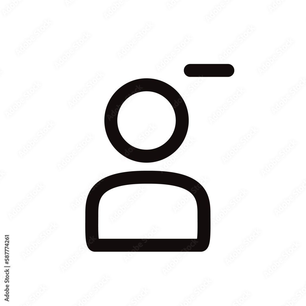 User vector icon. Add member person flat sign design. Man linear pictogram. Illustration of user symbol pictogram. UX UI icon User vector icon. Add member person flat sign design. Man linear pictogram. Illustration of user symbol pictogram. UX UI icon