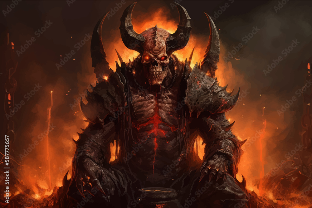 Ruler of the Underworld and hell a powerful leader of the dark realm