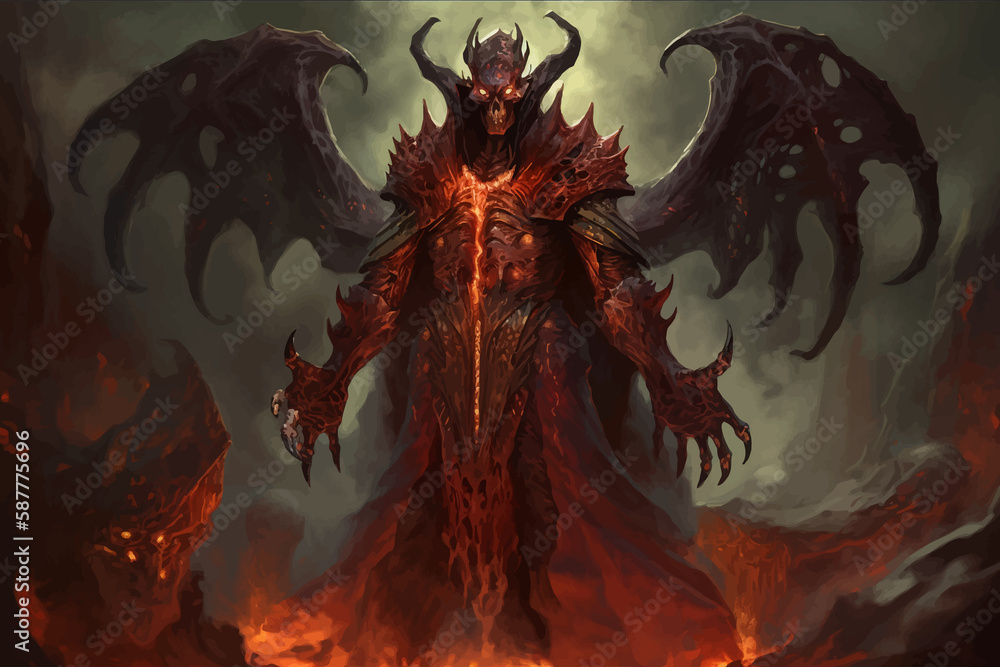 Ruler of the Underworld and hell a powerful leader of the dark realm