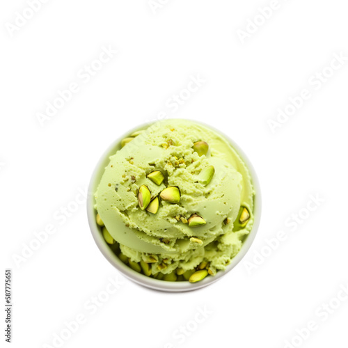 Ice cream scoop. Generative AI