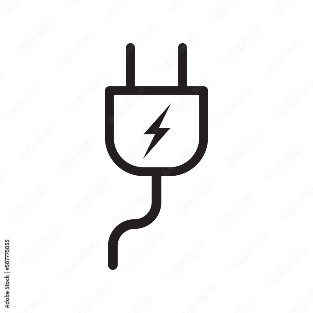 Plug pictogram. Plug vector icon. Plug flat sign design. UX UI icon Plug pictogram. Plug vector icon. Plug flat sign design. UX UI icon