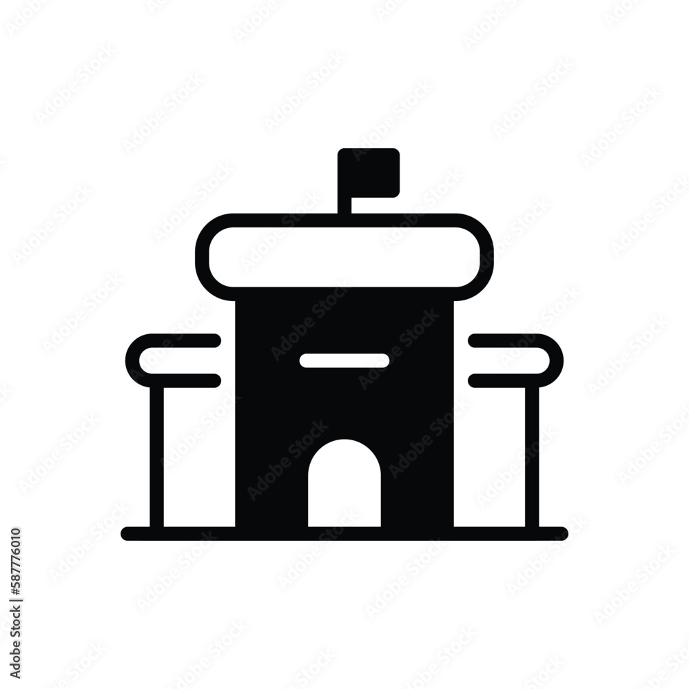 School icon vector stock. School icon vector stock.