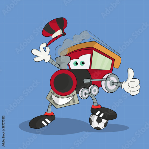 Mascote - smoke train mascot
