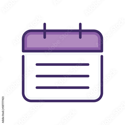 Calendar icon vector stock.