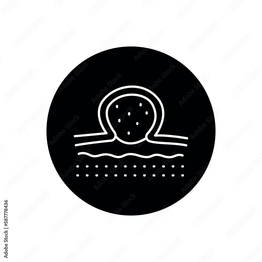 Pyogenic granuloma black line icon. Dermatology disease. Pyogenic granuloma black line icon. Dermatology disease.