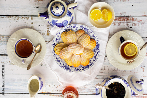 Madeleines cookies - tea party 