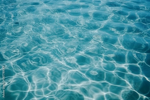  crystal blue water, background Generative AI