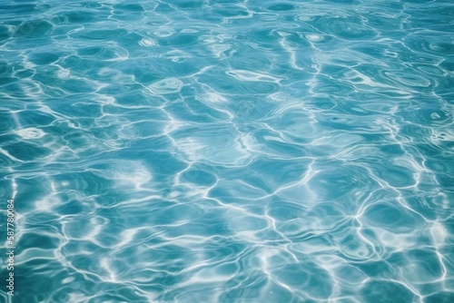  crystal blue water, background Generative AI