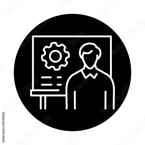 Highly specialized courses сolor line icon. Children learning