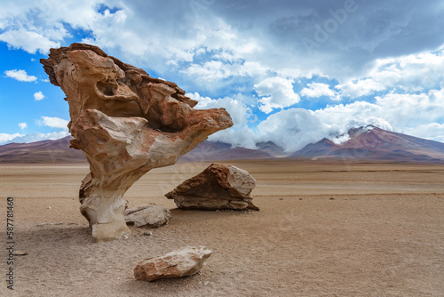 Bolivian desert in South America