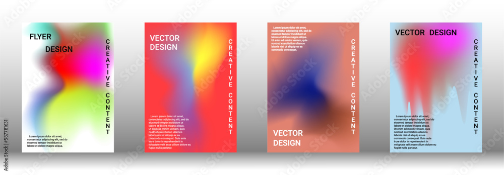 Artistic covers design. Creative fluid colors backgrounds. Set of abstract covers Artistic covers design. Creative fluid colors backgrounds. Set of abstract covers