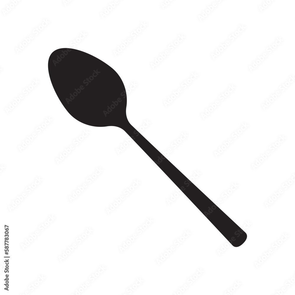 Spoon vector icon. Spoon flat sign design. Spoon symbol pictogram. UX UI icon Spoon vector icon. Spoon flat sign design. Spoon symbol pictogram. UX UI icon