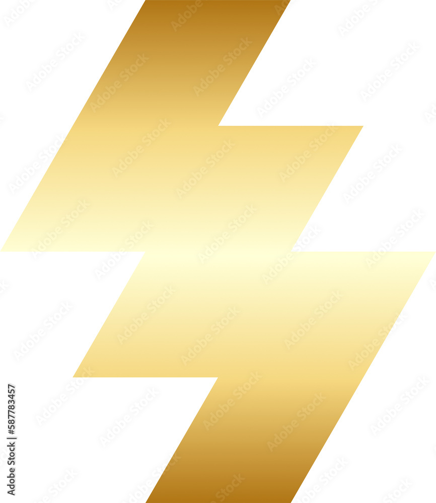 Gold Random Shape Design Element Gold Random Shape Design Element