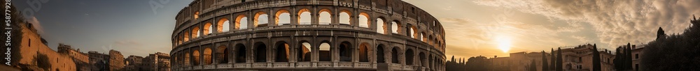 Ancient Roman Colosseum 