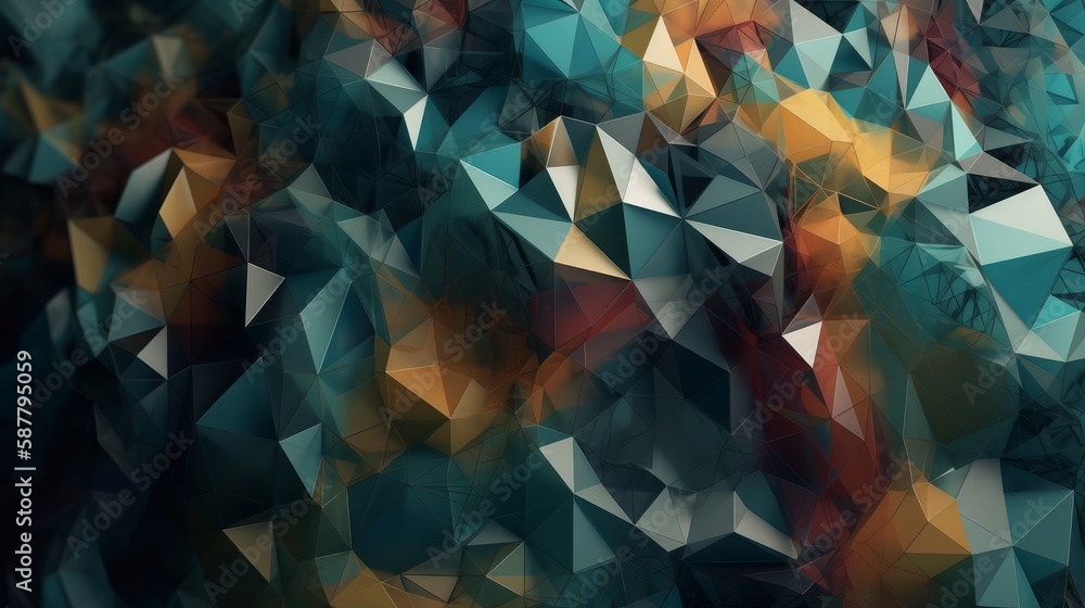 Beautiful, elegant, abstract background with metal and the texture of stone, marble and granite. 3d illustration. Generative ai