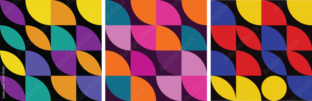 geometric abstract  colorful background