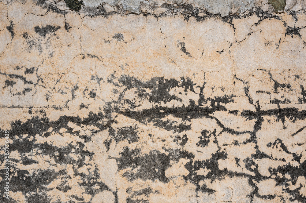 Abstract grunge background. Textured old wall. Facade paint with cracks Abstract grunge background. Textured old wall. Facade paint with cracks