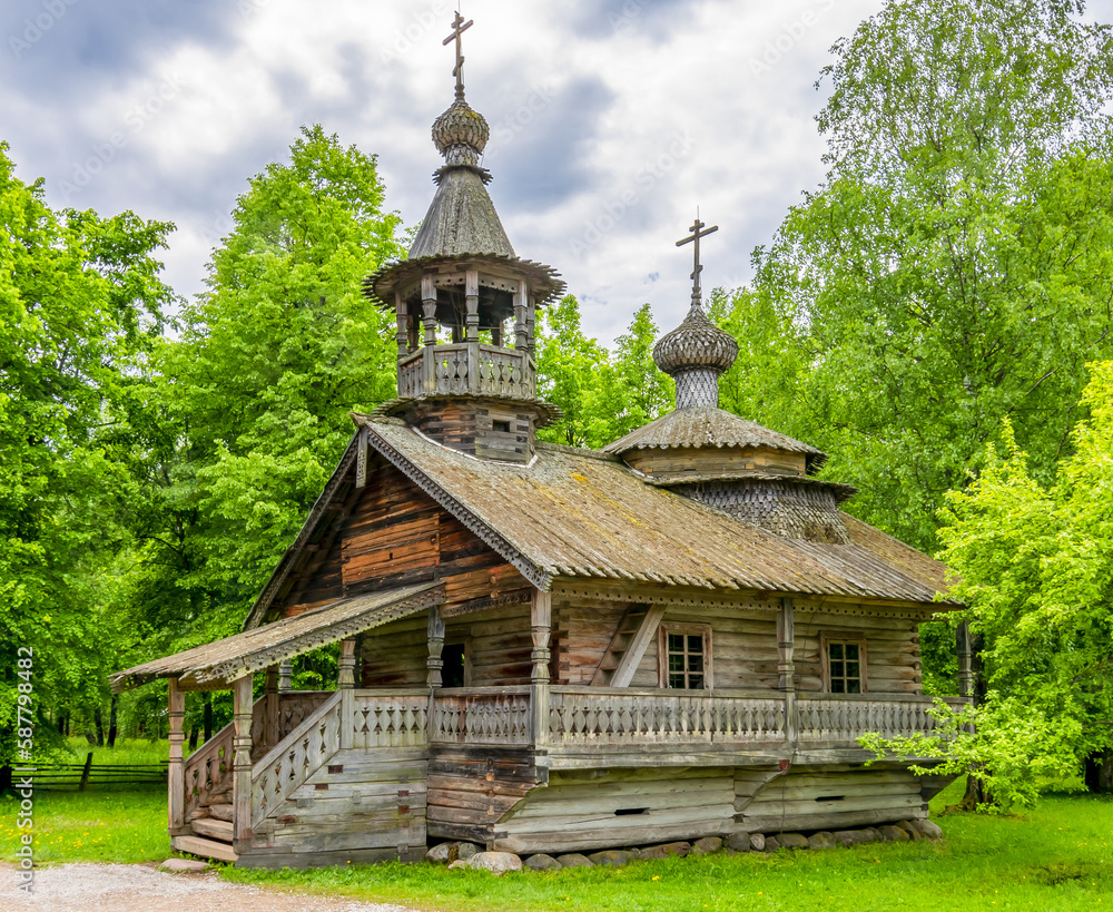 Vitoslavlitsy wooden architecture, Veliky Novgorod, Russia Vitoslavlitsy wooden architecture, Veliky Novgorod, Russia