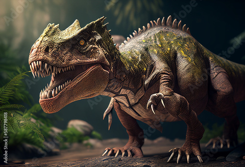 tyrannosaurus rex dinosaur generative ai