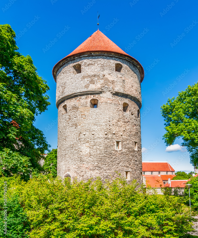 Kiek-in-de-Kok tower in Tallinn old town, Estonia
