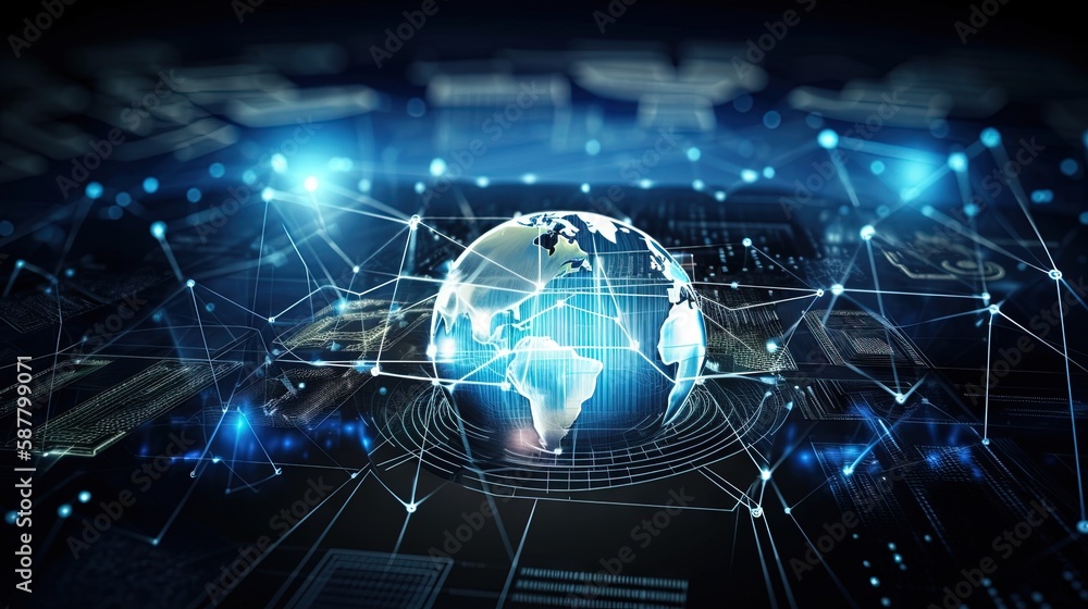 data and computer technology concept data and computer technology concept
