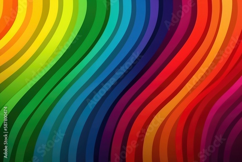 Gay pride lgbt b rainbow flag. Fist symbol LGBT Generative AI