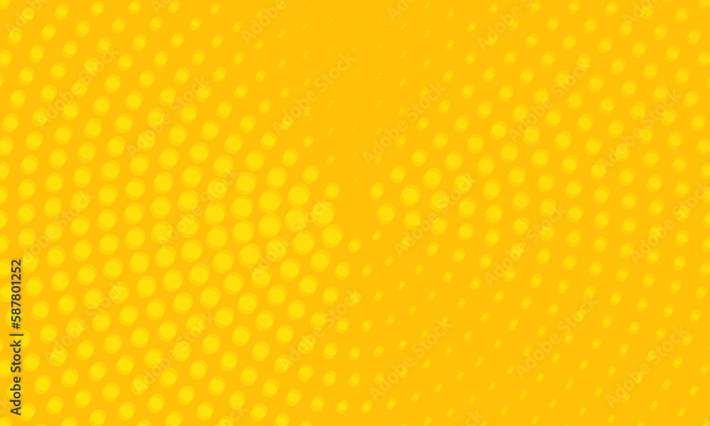 Orange background for comics, pop art halftone background in yellow. vector illustration Orange background for comics, pop art halftone background in yellow. vector illustration