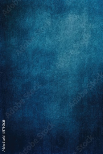 Dark blue Background Studio Portrait Backdrop Image Photography with lightspots