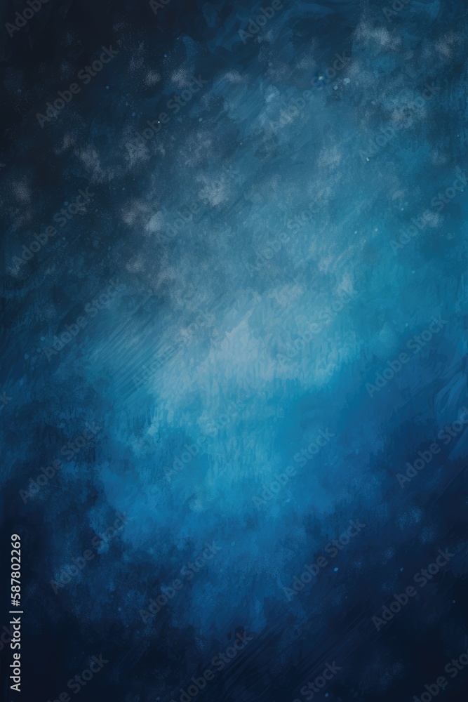 Obraz premium Dark blue Background Studio Portrait Backdrop Image Photography with lightspots