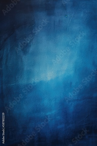 Dark blue Background Studio Portrait Backdrop Image Photography with lightspots