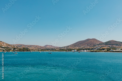 Harbour in Naxos Island, Greece, Europe