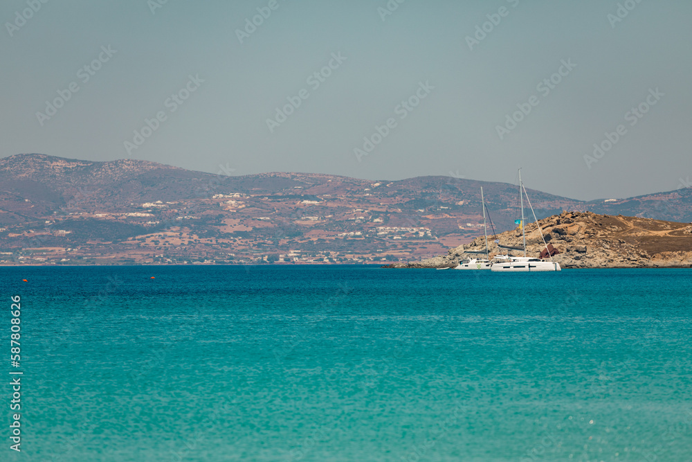 Harbour in Naxos Island, Greece, Europe