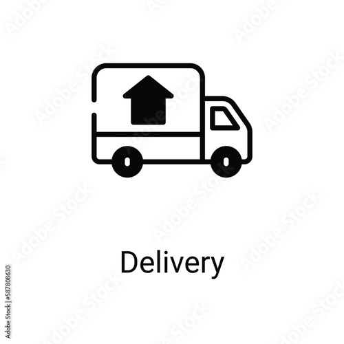 Delivery icon. Suitable for Web Page,Mobile,App,UI,UX�and�GUI�design.