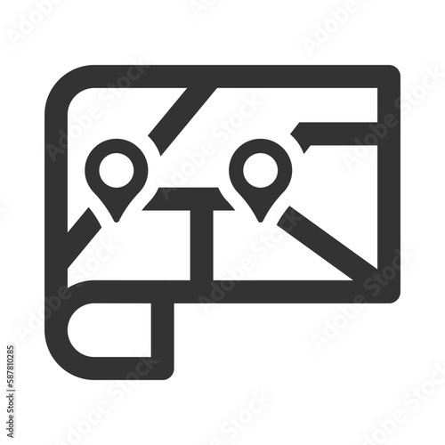 Route map icon