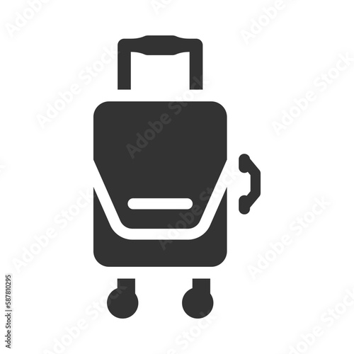Travel luggage icon