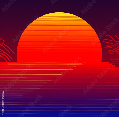 abstract sun