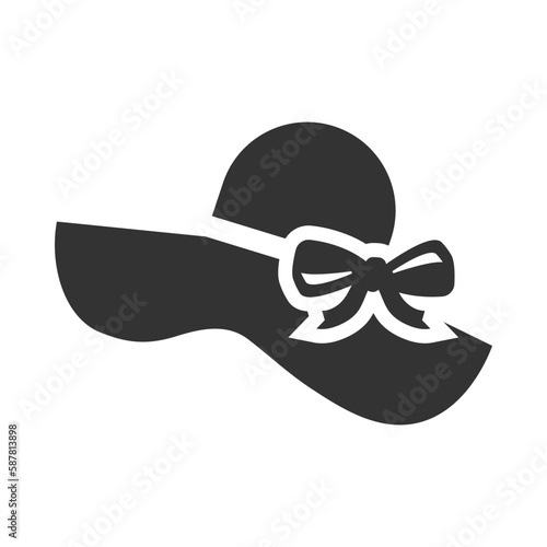 Woman hat icon