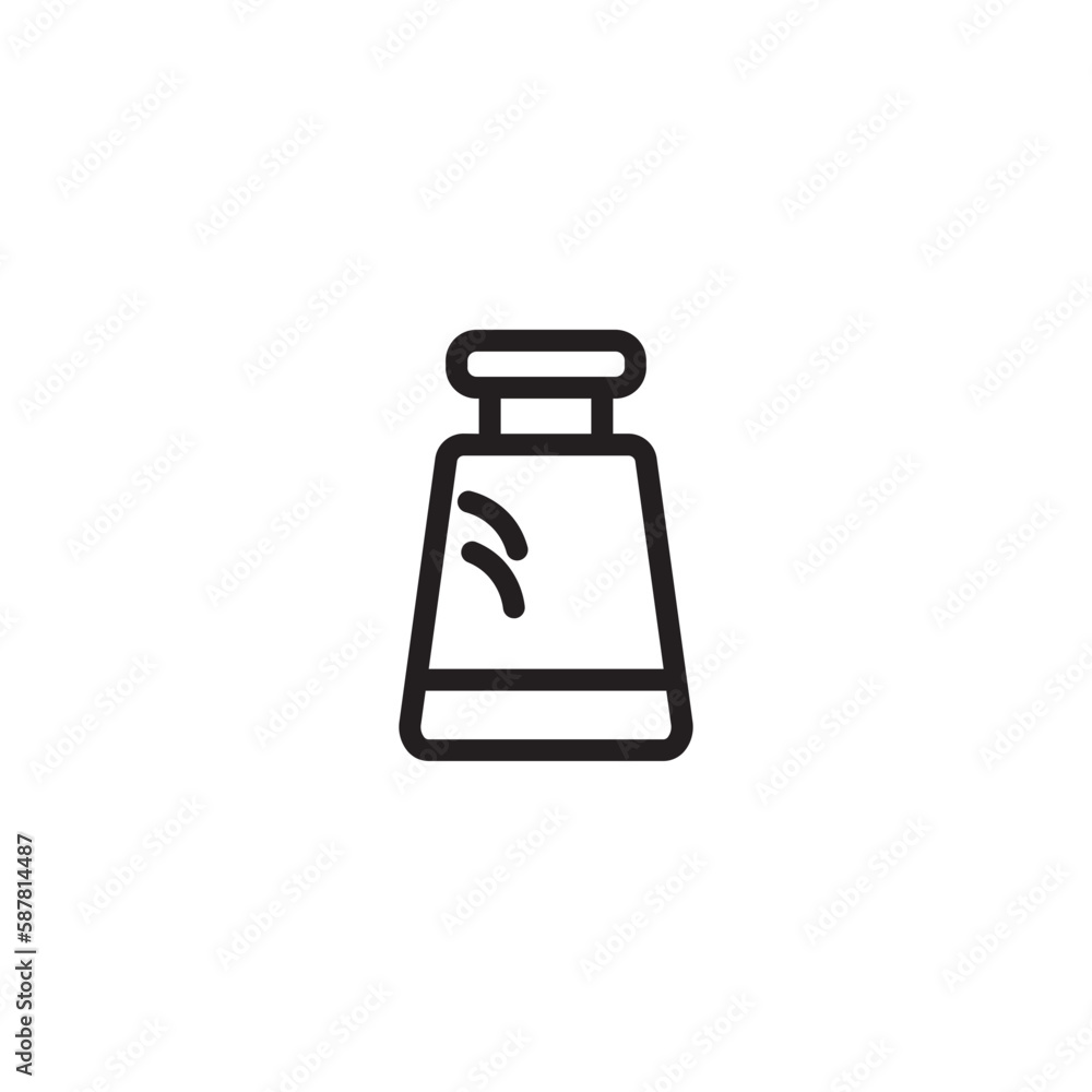 Bottle Flower Herbal Outline Icon Bottle Flower Herbal Outline Icon