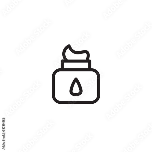 Body Care Cream Outline Icon