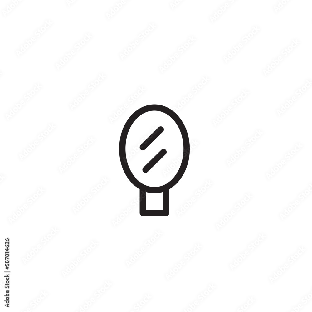 Beauty Mirror Spa Outline Icon Beauty Mirror Spa Outline Icon