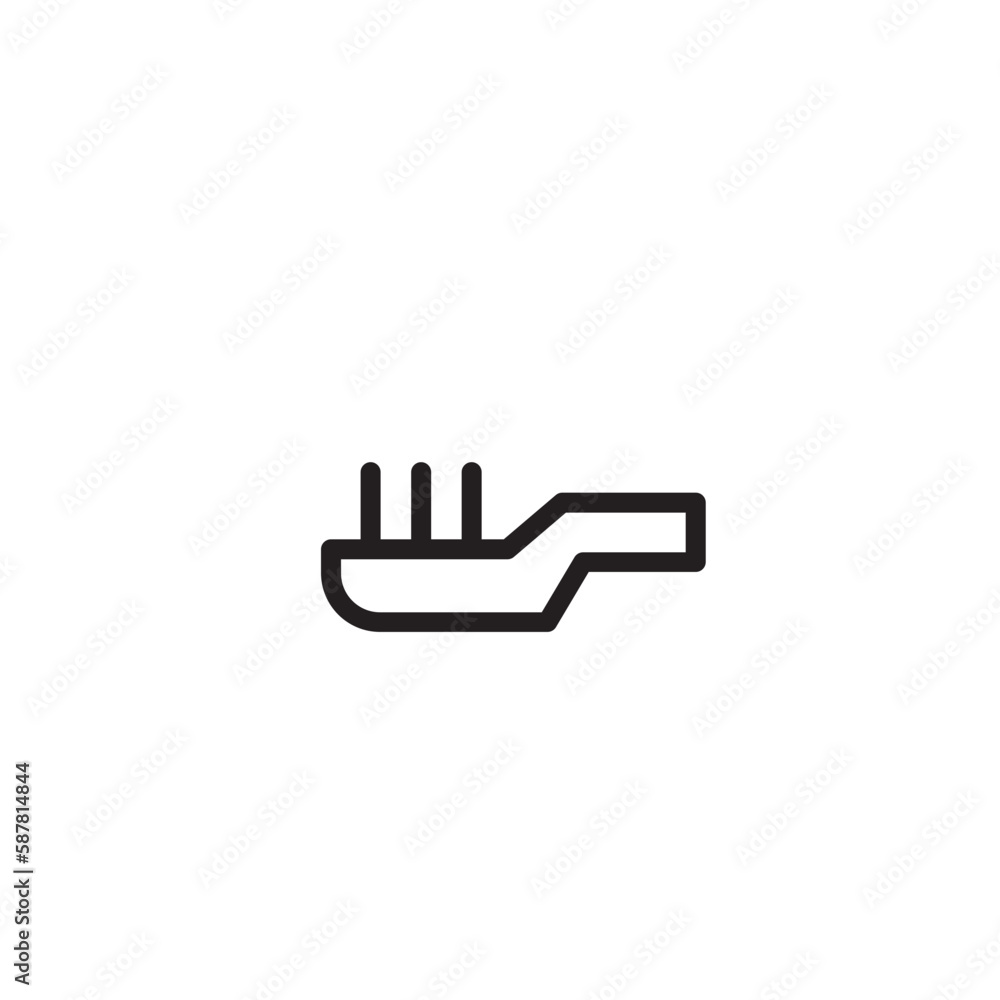 Brush Dental Beauty Outline Icon